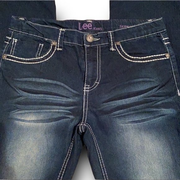 Lee Skinny Boot Cut Jeans Size 14 (girls) - Picture 3 of 7